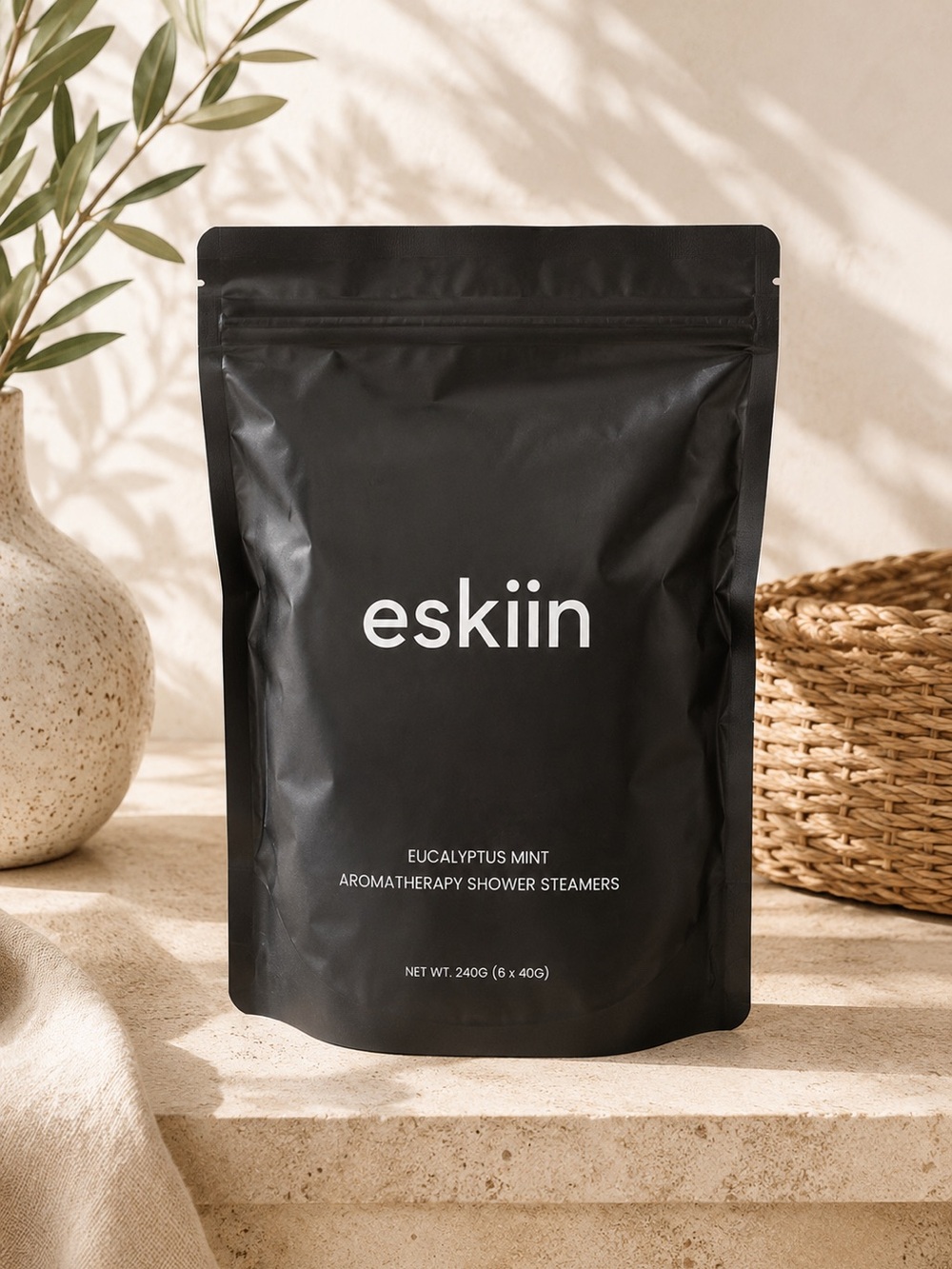 ✨ eskiin Eucalyptus Mint Shower Steamers 6pc Aromatherapy Essential Oils ✨